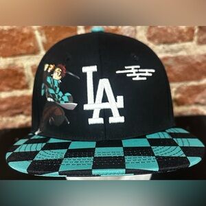 New Demon Slayer x Los Angeles Dodgers Adjustable Hat 2025 Stadium Giveaway